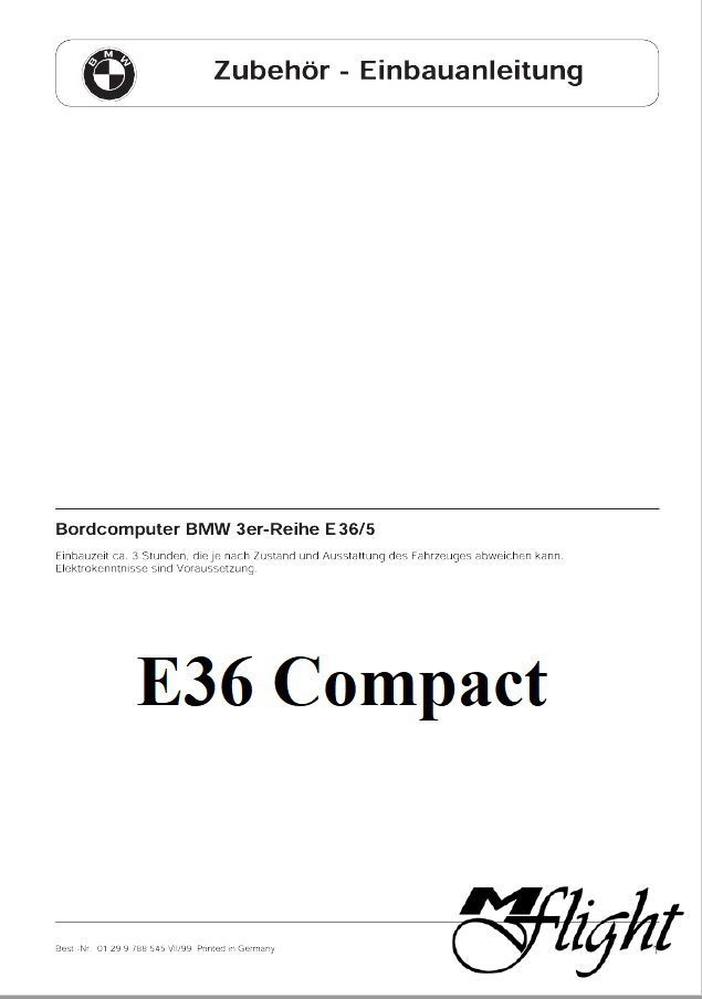 Einbauanleitung-Bordcomputer-BMW-E36-Compact
