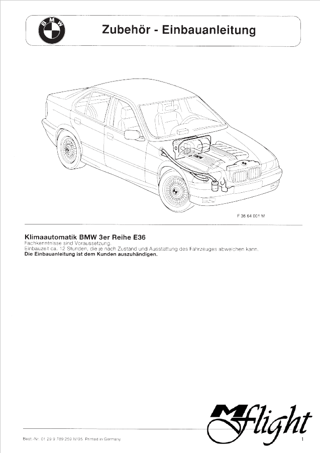 Einbauanleitung-Nachruestung-Klimaanlage-BMW-E36-Modelle